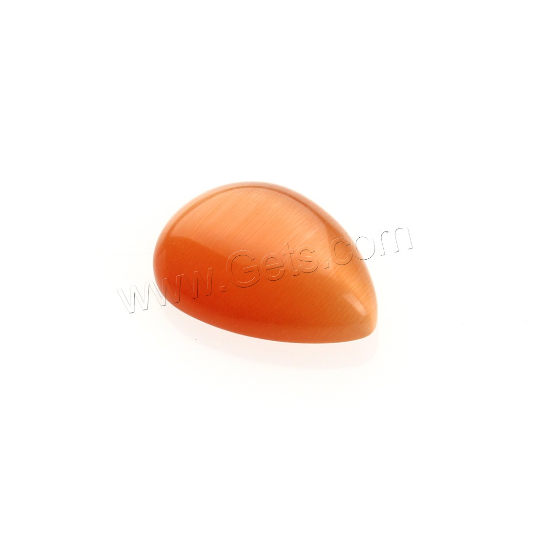 Cats Eye Cabochons, Teardrop, different size for choice & flat back, mixed colors, 30PCs/Bag, Sold By Bag