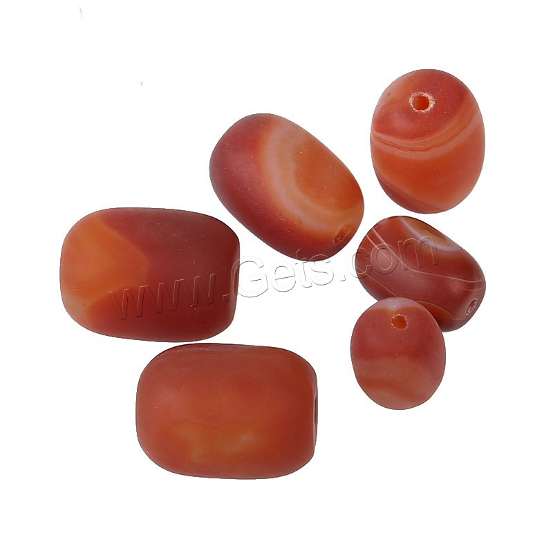 Perle Agate dentelle naturelle, agate lace, ovale plat, normes différentes pour le choix, rouge, Trou:Environ 1mm, Vendu par PC