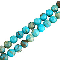 Impression Jasper Bead, Round, natural blue Approx 0.5-1mm Approx 16 Inch 