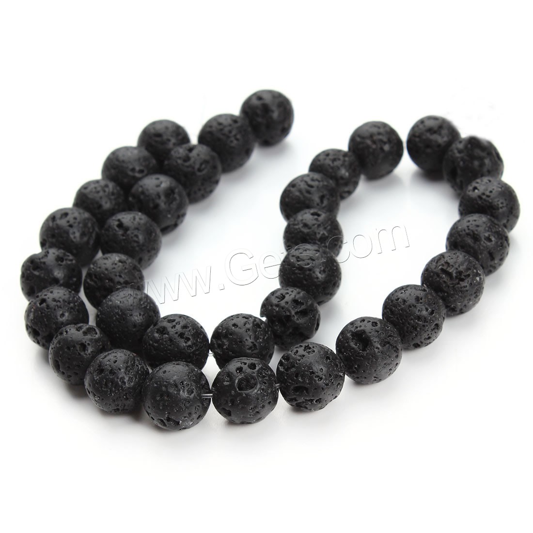 Natural Lava Beads, Round, different size for choice, Hole:Approx 2mm, Length:Approx 15.5 Inch, Sold By Strand