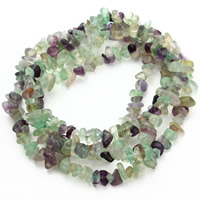 Colorful Fluorite Beads, Nuggets, 5-8mm Approx 1.5mm Approx 31 Inch, Approx 
