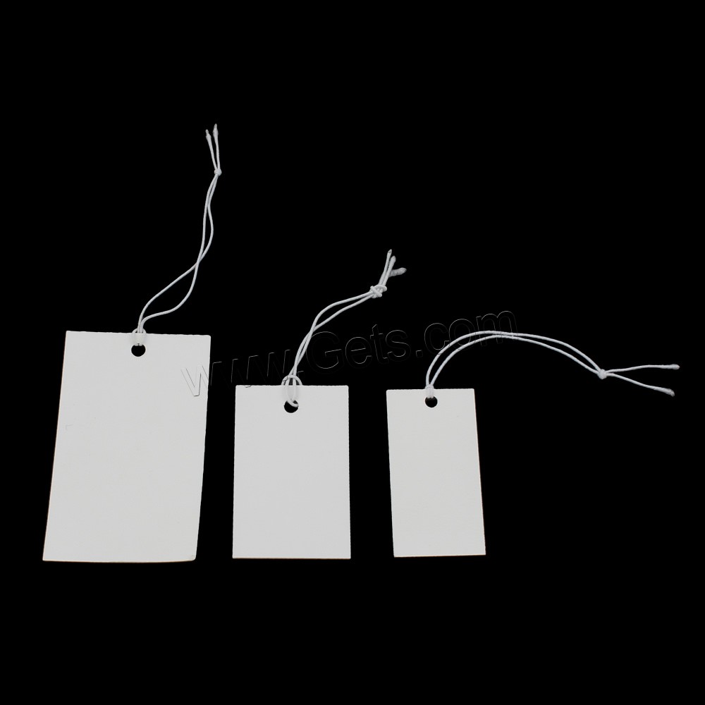 ラベルタグ, ペーパー, 長方形, 異なるサイズの選択, ホワイト, 1000パソコン/バッグ, 売り手 バッグ