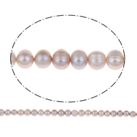 Potato Cultured Freshwater Pearl Beads, natural, purple, Grade AA, 10-11mm Approx 0.8mm Approx 15 Inch 