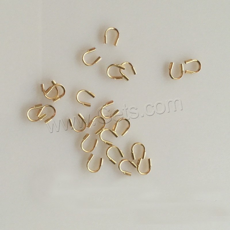 Gold Filled Thread Guard, 14K gold plated, different size for choice, Sold By PC