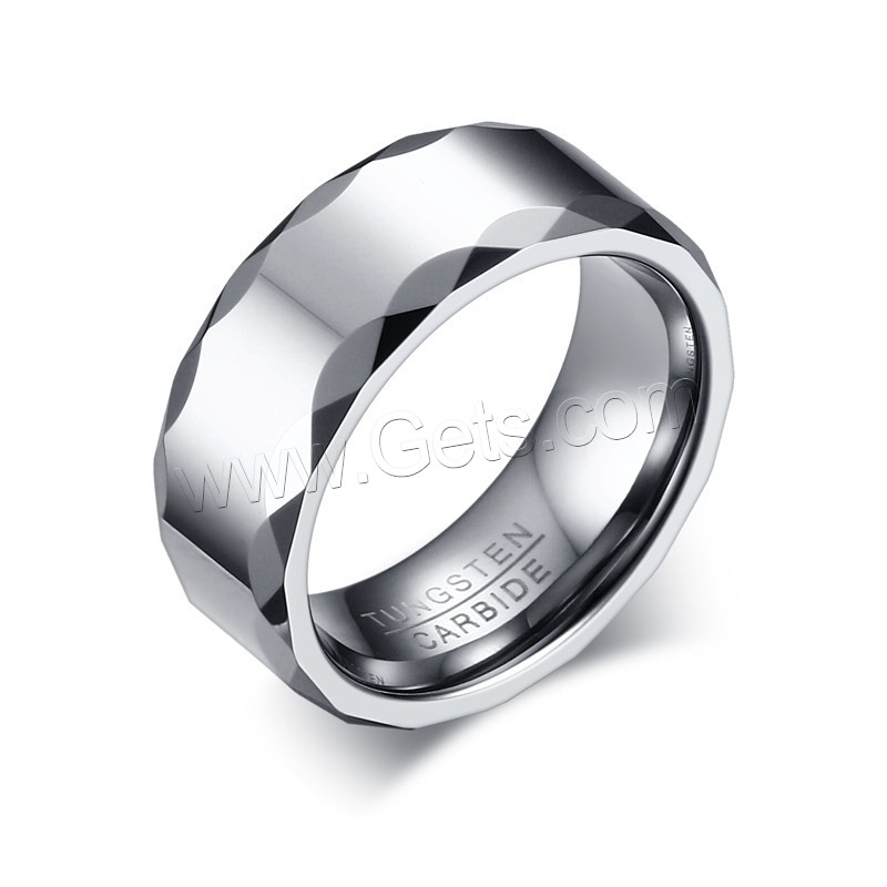 Men Tungsten Steel Ring in Bulk, different size for choice & for man, original color, 8mm, Sold By PC