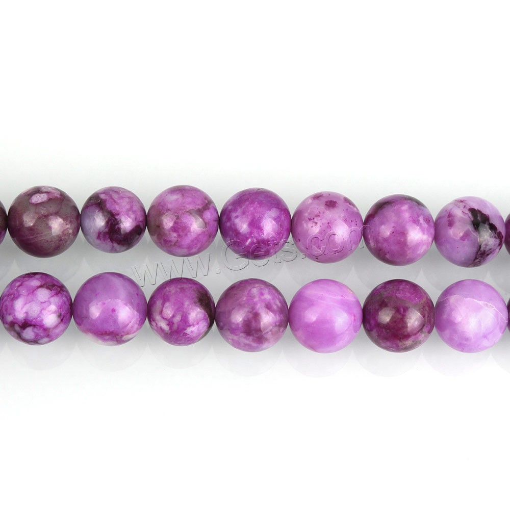 Dyed Jade Beads, Round, imitation sugilite & different size for choice, purple, Length:Approx 15.5 Inch, Sold By Strand