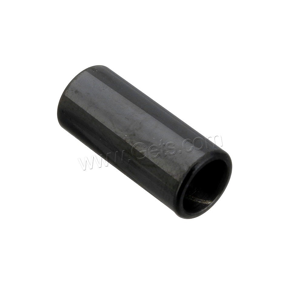 Круглая нержавеющая сталь Магнитная застежка, Столбик, черный покрытием, полируются вручную & разный размер для выбора, продается PC