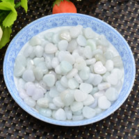 Jadeit Perlen, Herz, natürlich, 10mm, Bohrung:ca. 0.7mm, verkauft von PC