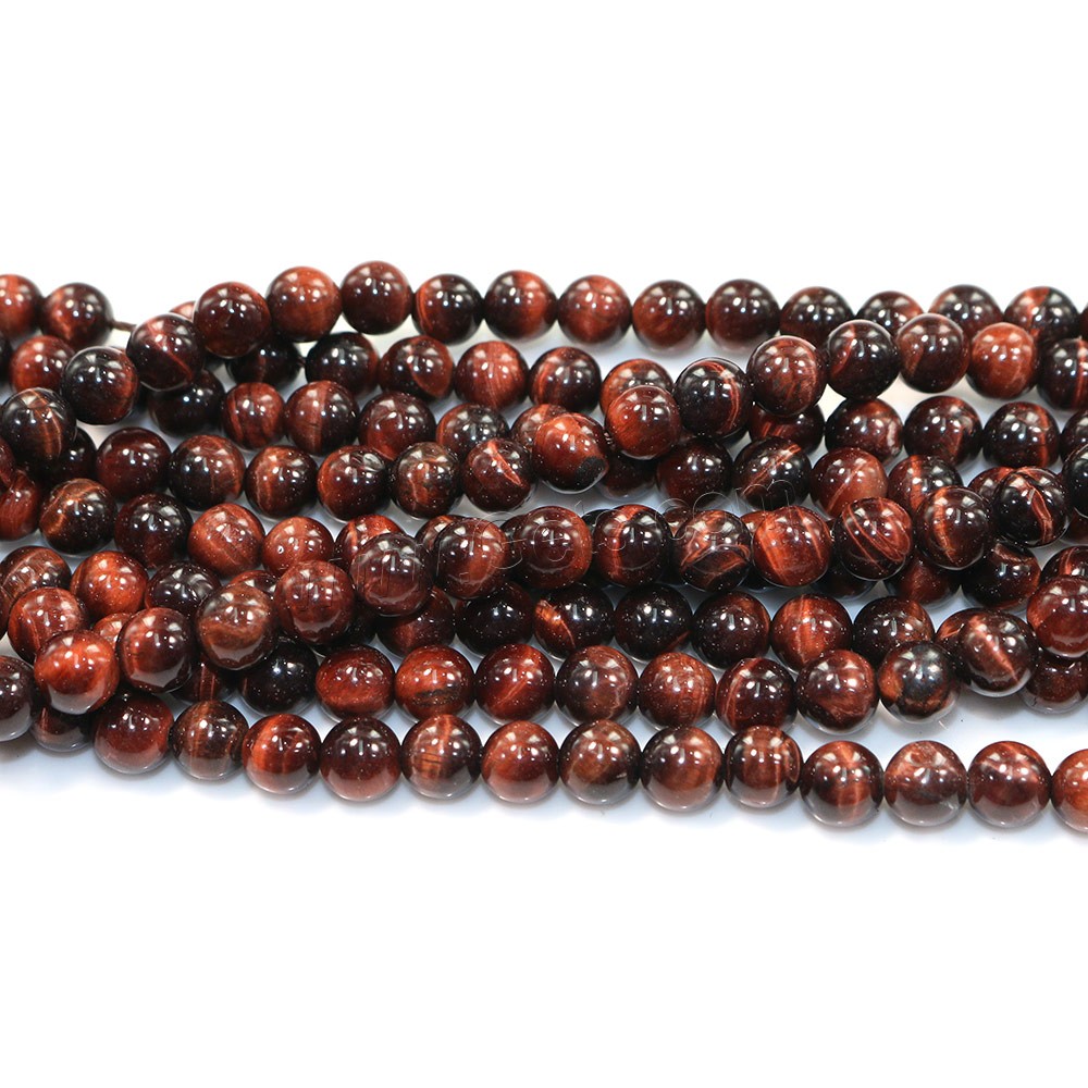 Tiger Eye Beads, Round, natural, different size for choice, coffee color, Grade AB, Hole:Approx 0.5-2mm, Length:Approx 15.5 Inch, Sold By Strand