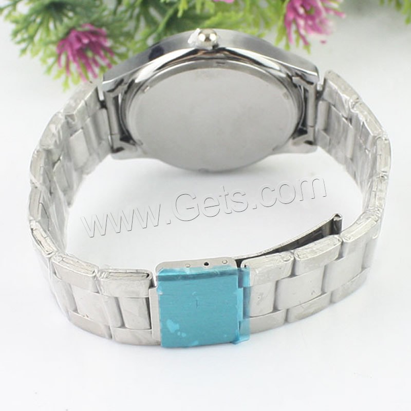 Unisex Wrist Watch, Zinc Alloy, with Glass, platinum color plated, different styles for choice & with rhinestone, more colors for choice, Sold By PC