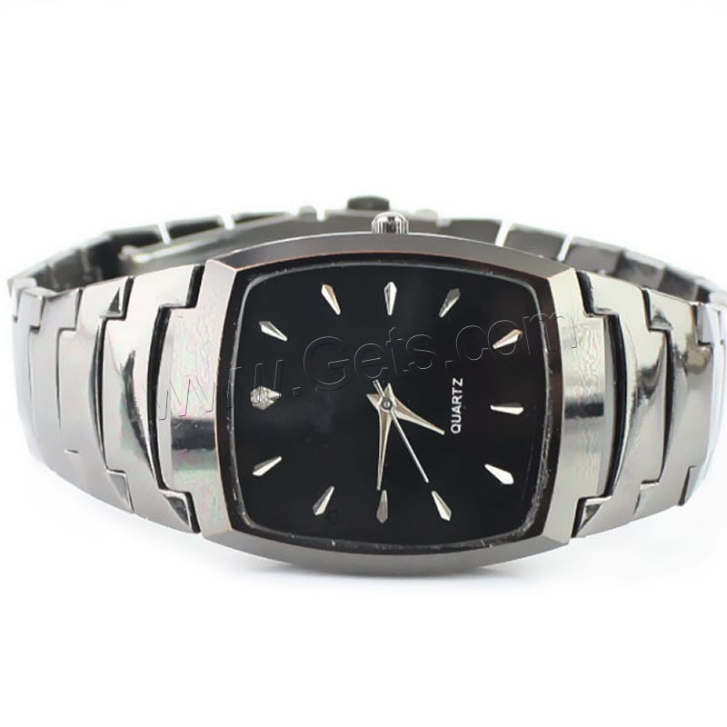 Unisex Wrist Watch, Zinc Alloy, with Glass, plated, different styles for choice, Sold By PC