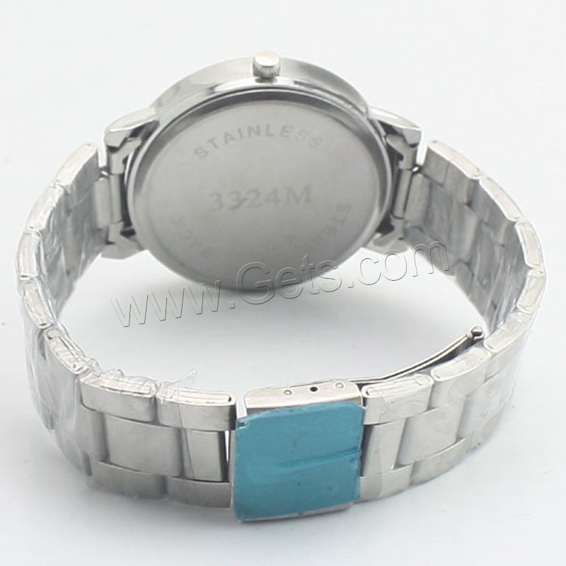 Unisex Wrist Watch, Zinc Alloy, platinum color plated, different styles for choice & with rhinestone, more colors for choice, Sold By PC