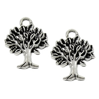 Tree Of Life Pendants, Zinc Alloy, antique silver color plated, lead & cadmium free Approx 2mm 