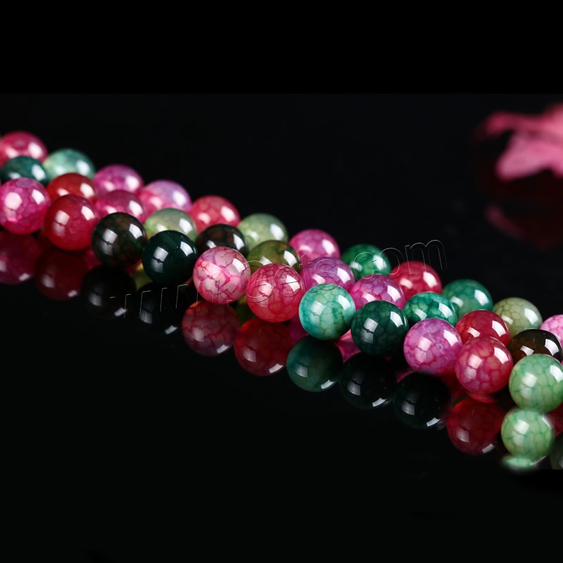 Natural Tourmaline Beads, Round, different size for choice, Hole:Approx 1mm, Length:Approx 15 Inch, Sold By Strand