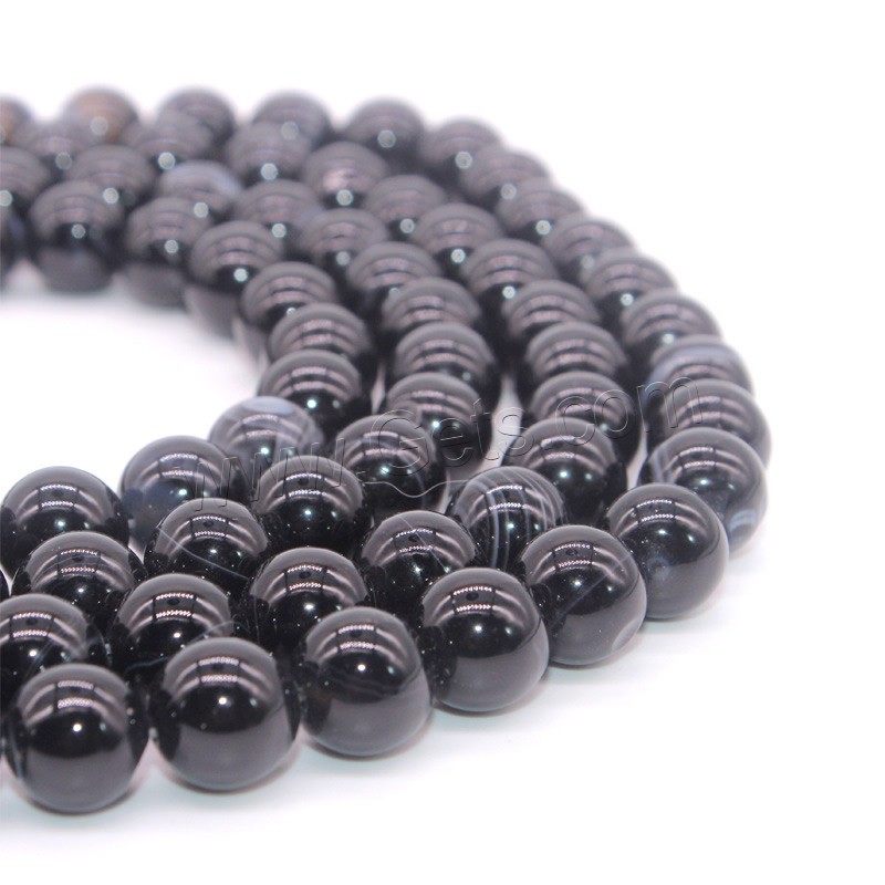 Natural Lace Agate Beads, Round, different size for choice, Hole:Approx 1mm, Length:Approx 15 Inch, Sold By Strand
