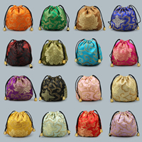 Атласная Подарочная сумка, сатин, с Нейлоновый шнурок & пластик, Много цветов для выбора продается PC