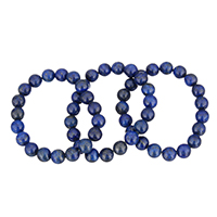 Naturelle Lapis Lazuli Bracelet, lapis lazuli naturel, normes différentes pour le choix Environ 6.5 pouce, Vendu par brin