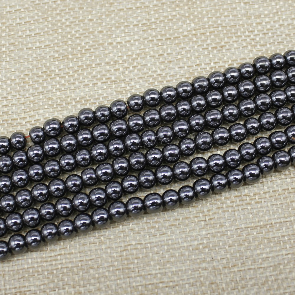 Hematite Beads, Round, different size for choice & faceted, Length:Approx 15 Inch, Sold By Strand