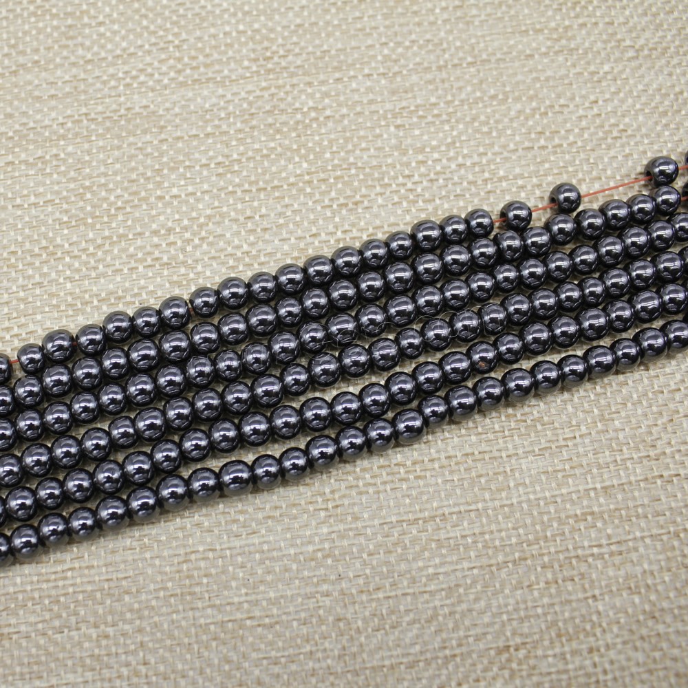 Hematite Beads, Round, different size for choice & faceted, Length:Approx 15 Inch, Sold By Strand