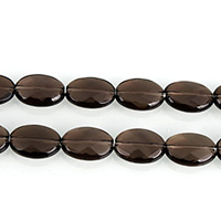 Einzelne Edelstein Perlen, flachoval, verschiedene Stile für Wahl & handgemachte facettiert, 14x10x5mm, Länge:16 ZollInch, 29PCs/Strang, verkauft von Strang