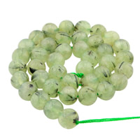Prehnite Beads, Natural Prehnite, Round, natural Approx 1mm Approx 15 Inch 