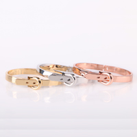 Fashion Zinc Alloy Bangle, plated lead & cadmium free Inner Approx 68mm Approx 8 Inch 