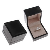 Картоновая коробочка для кольца, картон, с Бархат, Прямоугольная форма продается PC