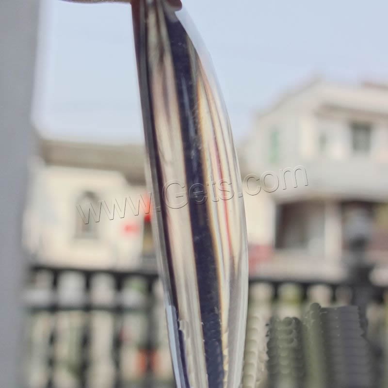 Lichtdurchlässig Glas Cabochon , flachoval, verschiedene Größen vorhanden & flache Rückseite, verkauft von Tasche