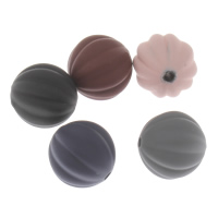 Perles acryliques nature, Acrylique, couleur solide, plus de couleurs à choisir, 12mm Environ 1mm, Vendu par PC