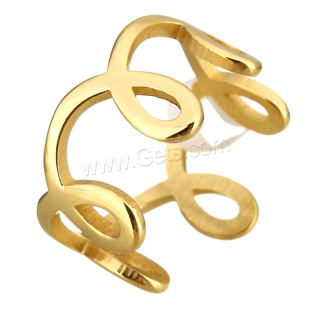 Stainless Steel Finger Ring, plated, different size for choice, more colors for choice, 10mm, Sold By PC