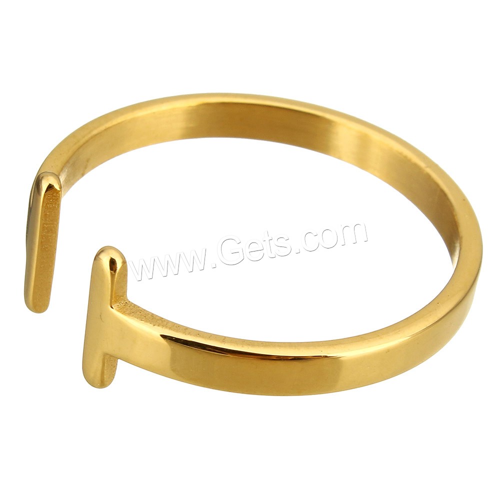 Stainless Steel Cuff Finger Ring, plated, different size for choice, more colors for choice, 8mm, Sold By PC