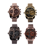 Мужские ювелирные часы Oulm®, цинковый сплав, с Стеклянный, Другое покрытие, Мужский, Много цветов для выбора 20mm, длина:Приблизительно 8.2 дюймовый, продается PC