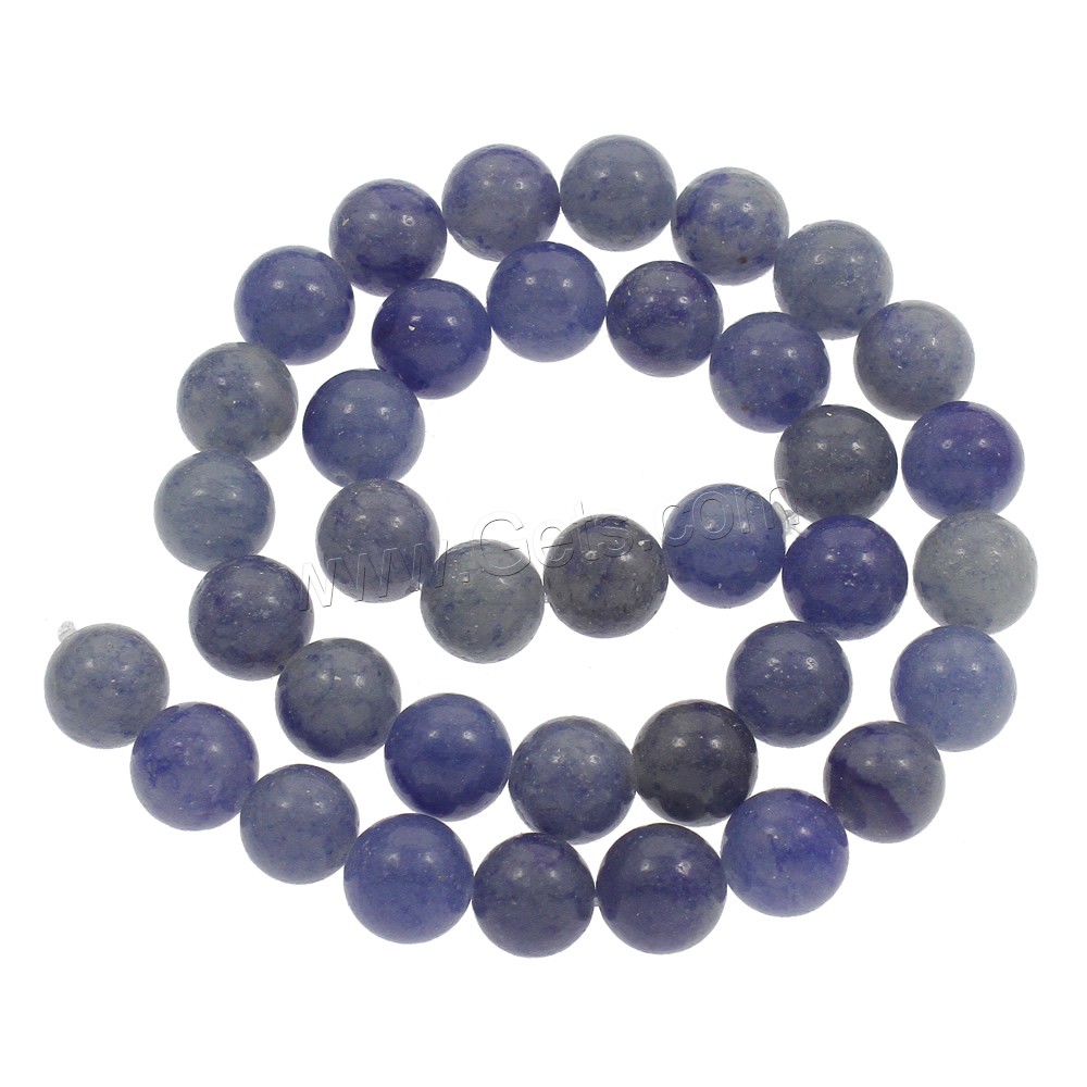 Blue Aventurine Bead, Round, different size for choice, Hole:Approx 1mm, Length:Approx 15 Inch, Sold By Strand