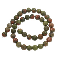 Unakite Beads, Round & imported Approx 1mm Approx 15 Inch 