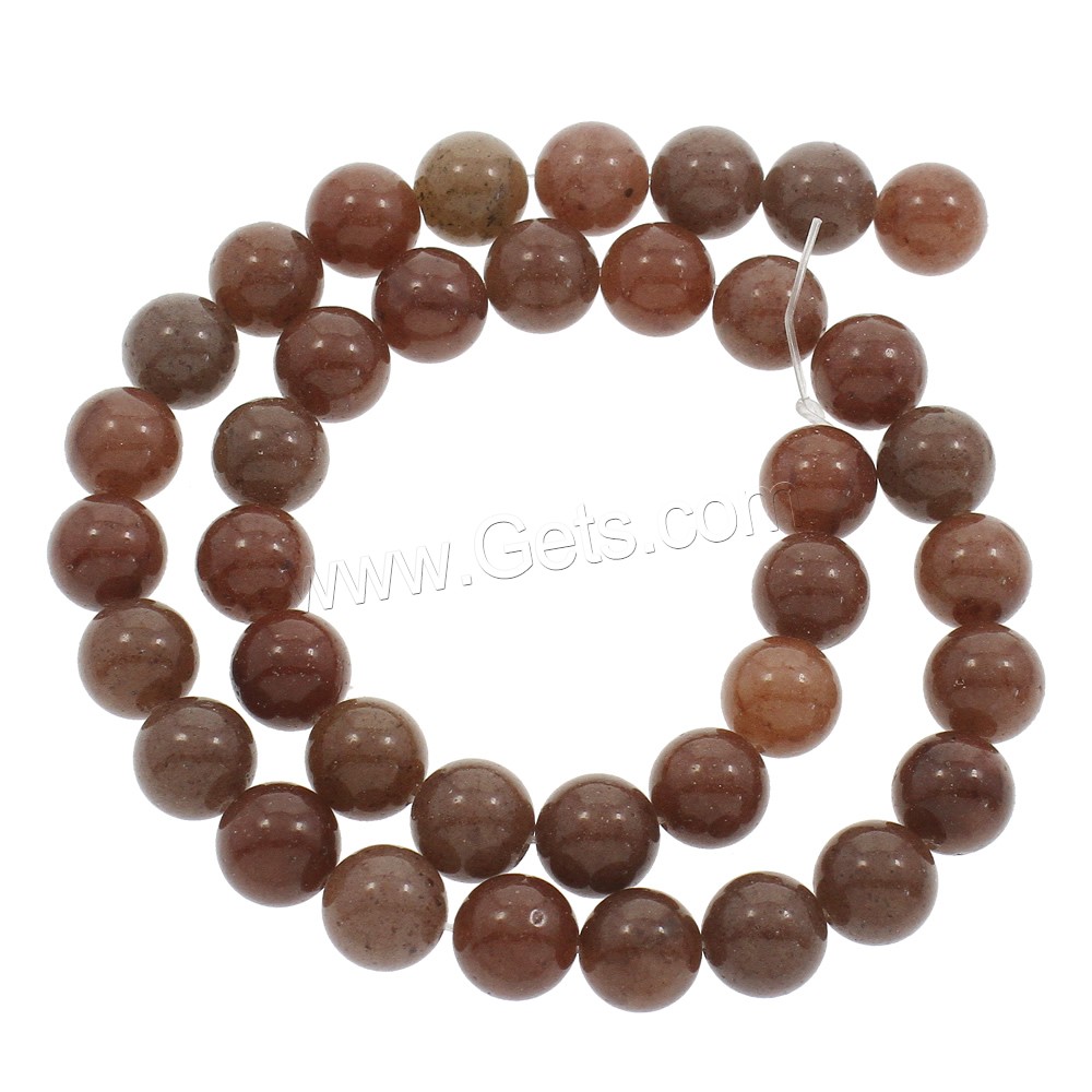 Purple Aventurine Bead, Round, different size for choice, Hole:Approx 1mm, Length:Approx 15 Inch, Sold By Strand