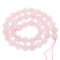 Rose Quartz Beads, Round Approx 1mm Approx 15 Inch 