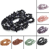 Gemstone Chips, Nuggets, natural 5-8mm Approx 1mm Approx 31 Inch, Approx 