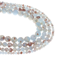 Aqua Terra Jasper Beads, Round, natural Approx 1mm Approx 15.5 Inch 