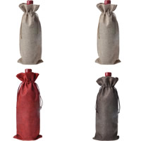 Pochettes chanvre Bijoux, Toile de lin, rectangle, plus de couleurs à choisir Vendu par sac