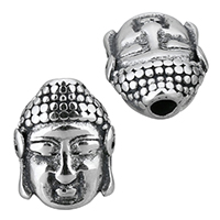Bijoux Perles bouddhistes, acier inoxydable, bouddha, noircir Environ 2.5mm, Vendu par PC