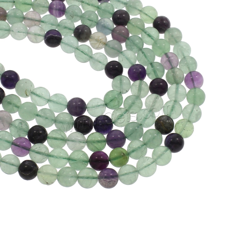 Green Fluorite Beads, Round, different size for choice, Hole:Approx 1mm, Length:Approx 15 Inch, Approx 38PCs/Strand, Sold By Strand