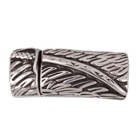 Rectangle Stainless Steel Magnetic Clasp, blacken Approx 