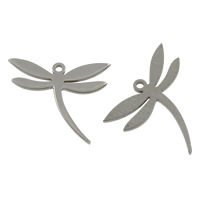 Stainless Steel Animal Pendants, Dragonfly, original color Approx 1mm 