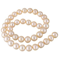 Potato Cultured Freshwater Pearl Beads, natural, pink, 11-12mm Approx 0.8mm Approx 15.5 Inch 