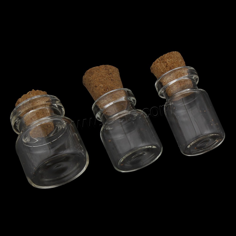 ガラス ガラス瓶, とともに 木製キャップ, 異なるサイズの選択, 10パソコン/バッグ, 売り手 バッグ