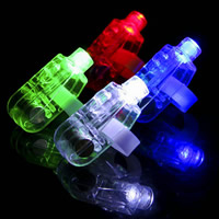Plástico Anilo del laser, para  los niños & LED, más colores para la opción, 40x15x18mm, tamaño:5.5-6, Vendido por UD[