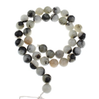 Labradorit Perlen, rund, verschiedene Größen vorhanden & zweifarbig, Bohrung:ca. 1mm, Länge:ca. 15 ZollInch, verkauft von Strang