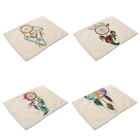 Place Mats, Cotton Fabric, Rectangle, applicable to western 