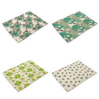 Place Mats, Cotton Fabric, Rectangle, applicable to western 