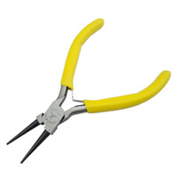 Round Nose Plier, Stainless Steel, with Plastic, original color, 125mm 